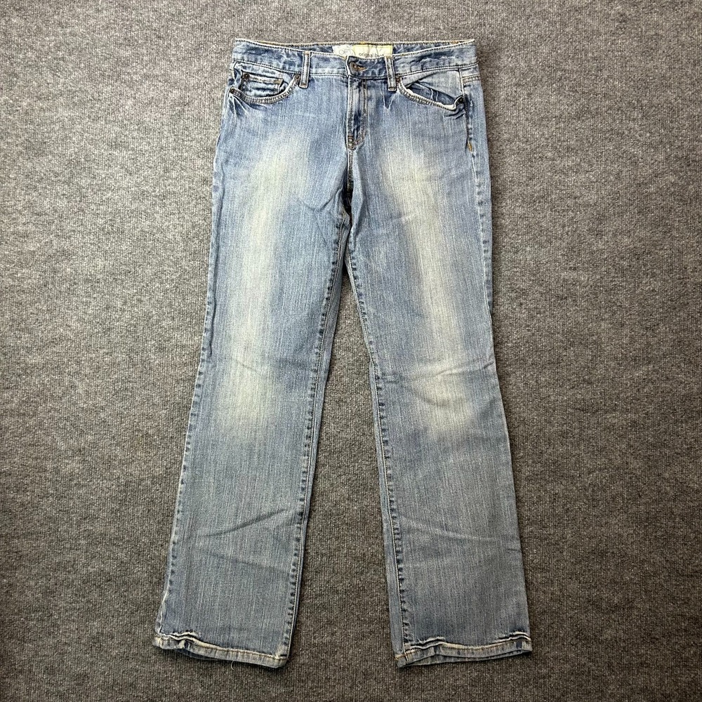 Ann Taylor LOFT Original Bootcut Jeans Womens Blue Denim Zip Fly Classic - 31X31